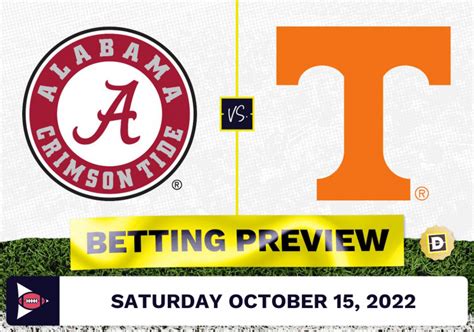 alabama vs tennessee 2022 odds.